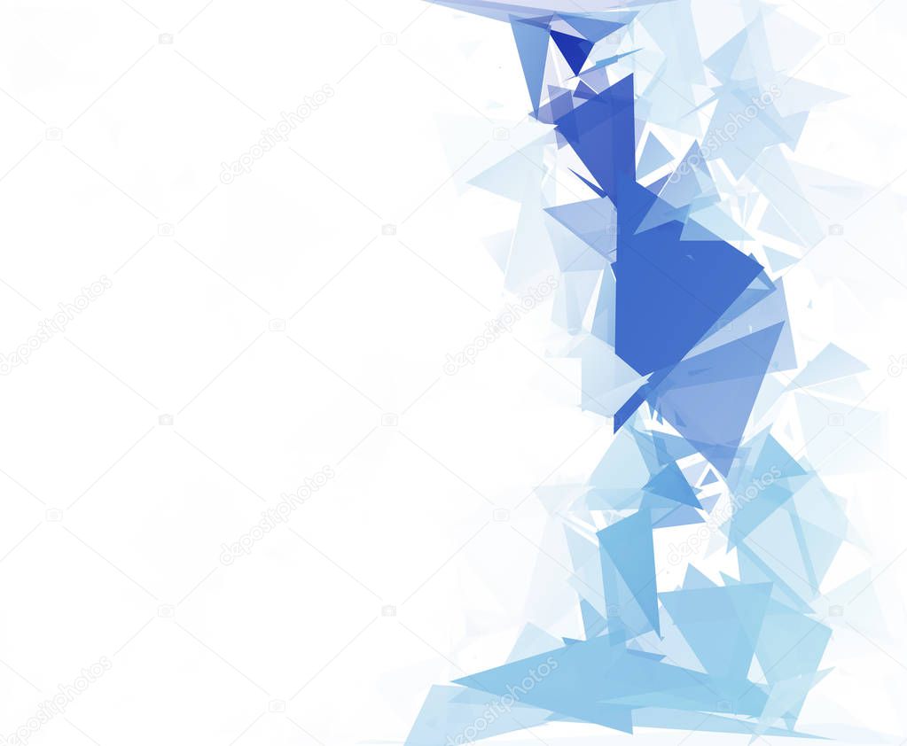 Blue Break Mosaic Background, Creative Design Templates