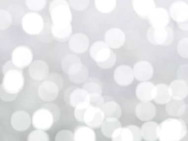 Ufuk benzersiz soyut gri beyaz Bokeh şenlikli ışıklar