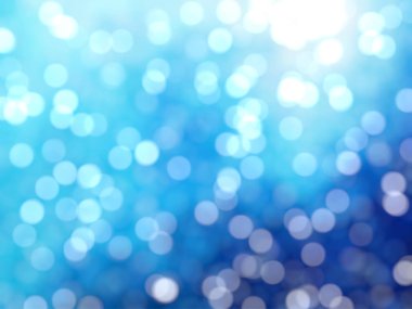 Ufuk benzersiz Soyut Mavi Bokeh şenlikli ışıklar