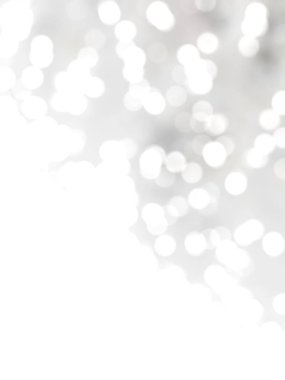 Ufuk benzersiz soyut gri beyaz Bokeh şenlikli ışıklar