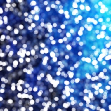 Ufuk benzersiz Soyut Mavi Bokeh şenlikli ışıklar