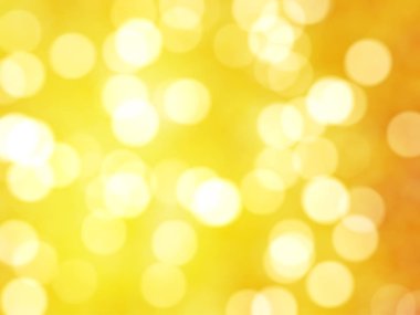 Ufuk benzersiz soyut sarı Bokeh şenlikli ışıklar