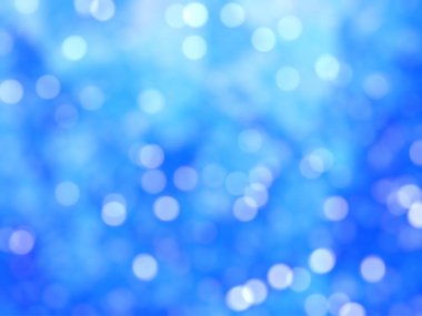 Ufuk benzersiz Soyut Mavi Bokeh şenlikli ışıklar