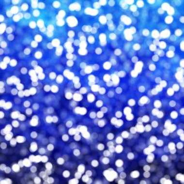 Ufuk benzersiz Soyut Mavi Bokeh şenlikli ışıklar