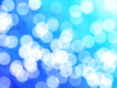 Ufuk benzersiz Soyut Mavi Bokeh şenlikli ışıklar