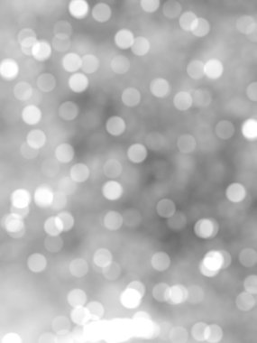 Ufuk benzersiz soyut gri beyaz Bokeh şenlikli ışıklar