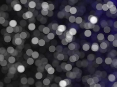 Ufuk benzersiz soyut siyah Bokeh şenlikli ışıklar
