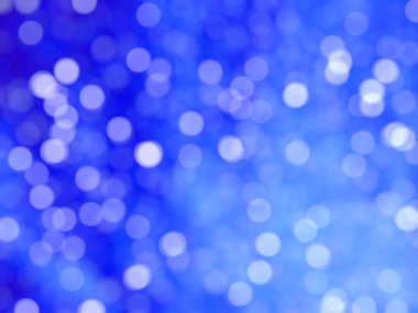 Ufuk benzersiz Soyut Mavi Bokeh şenlikli ışıklar