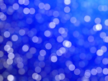 Ufuk benzersiz Soyut Mavi Bokeh şenlikli ışıklar
