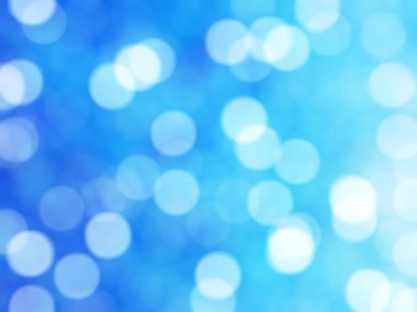 Ufuk benzersiz Soyut Mavi Bokeh şenlikli ışıklar