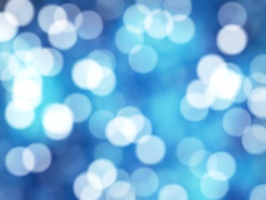 Ufuk benzersiz Soyut Mavi Bokeh şenlikli ışıklar