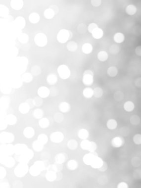 Ufuk benzersiz soyut gri beyaz Bokeh şenlikli ışıklar