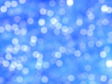Ufuk benzersiz Soyut Mavi Bokeh şenlikli ışıklar