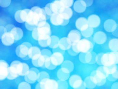 Ufuk benzersiz Soyut Mavi Bokeh şenlikli ışıklar
