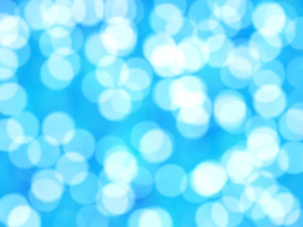 Desfocado Único Abstrato Azul Bokeh Luzes Festivas — Fotografia de Stock