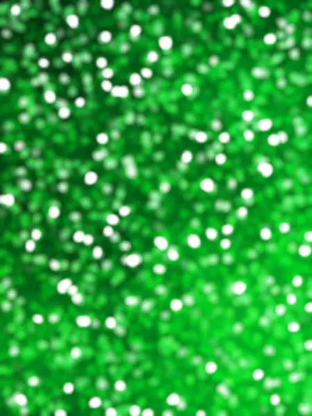 Slavnostní Rozsvícení Rozostřeného Unikátní Abstraktní Zelené Bokeh — Stock fotografie