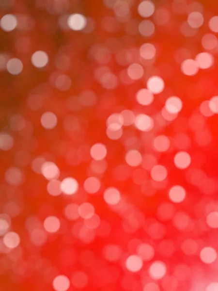 Desfocado Único Abstrato Vermelho Bokeh Luzes Festivas — Fotografia de Stock