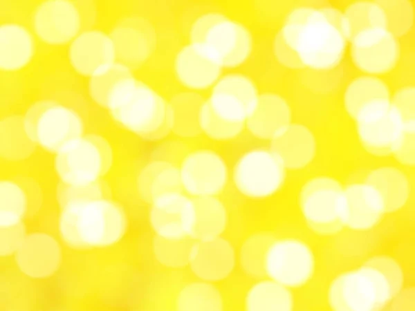 Уникальные Абстрактные Желтые Огни Боке — стоковое фото