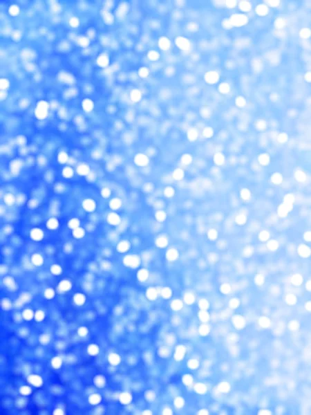 Desfocado Único Abstrato Azul Bokeh Luzes Festivas — Fotografia de Stock