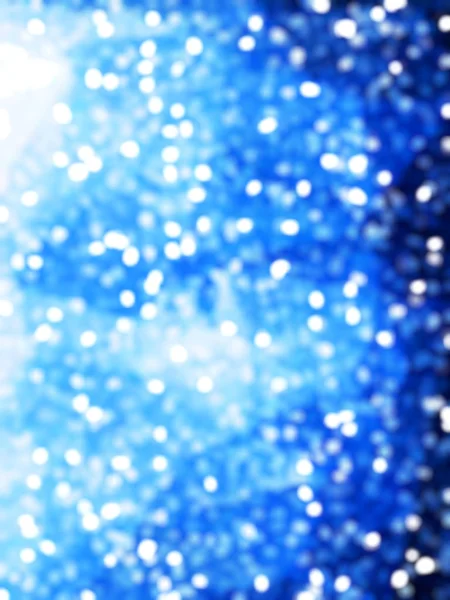 Intreepupil Unieke Abstract Blue Bokeh Feestelijke Verlichting — Stockfoto