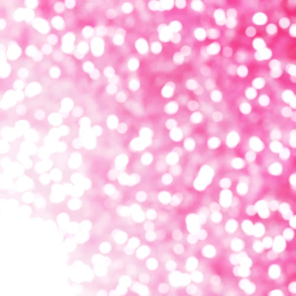 Desfocado Único Abstrato Rosa Bokeh Luzes Festivas — Fotografia de Stock