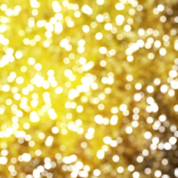 多重ユニークな抽象的な黄色いボケ味祭りライト — ストック写真