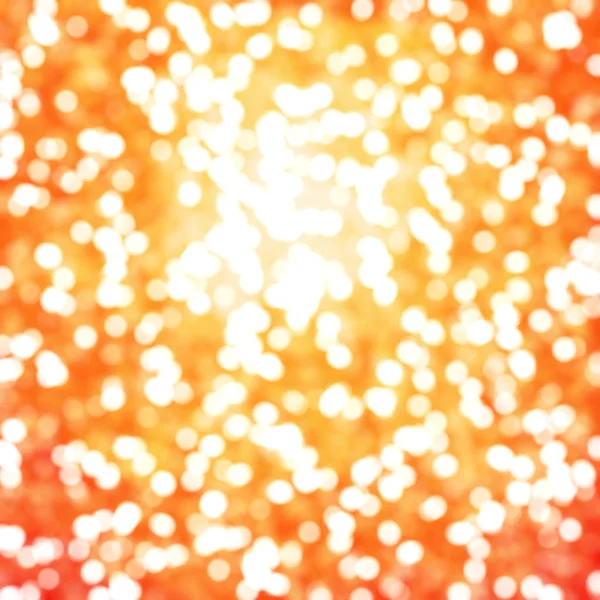Intreepupil Unieke Abstract Oranje Bokeh Feestelijke Verlichting — Stockfoto
