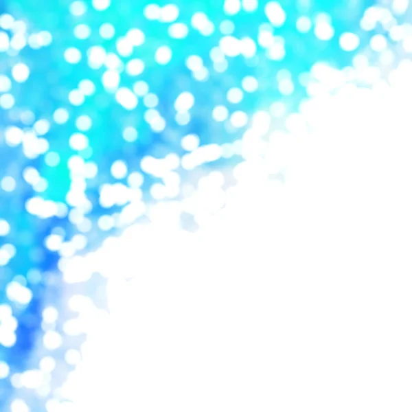 多重抽象青ユニークなボケ味祭りライト — ストック写真