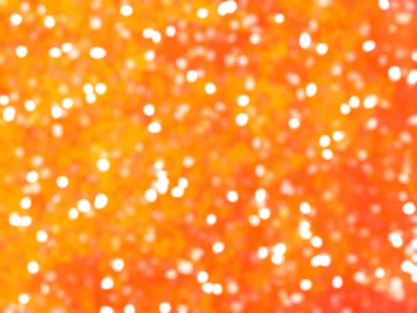 散焦独特抽象橙色散景节日灯 — 图库照片