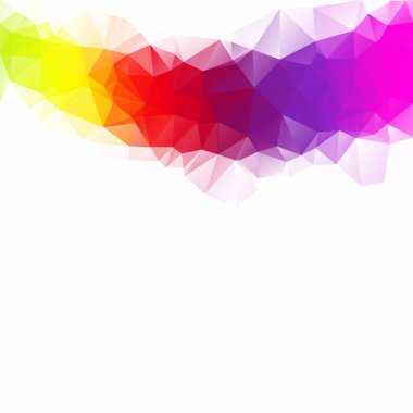 Renkli poligonal mozaik arka plan yaratıcı tasarım şablonları