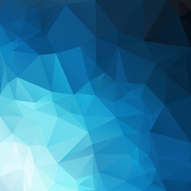 mavi çokgen mozaik arkaplan, yaratıcı tasarım şablonları