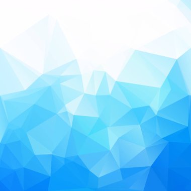 mavi çokgen mozaik arkaplan, yaratıcı tasarım şablonları