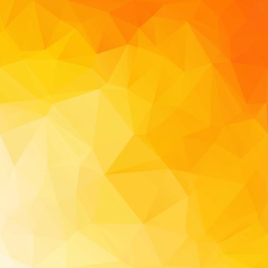 Turuncu poligonal mozaik arka plan yaratıcı tasarım şablonları