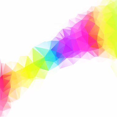Renkli poligonal mozaik arka plan yaratıcı tasarım şablonları