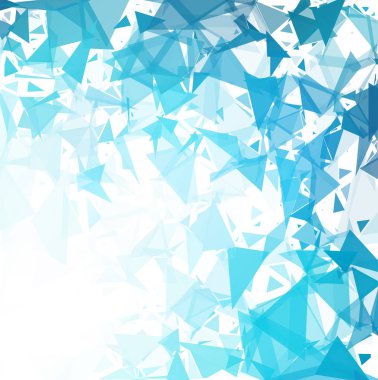 Mavi mola mozaik arka plan, yaratıcı tasarım şablonları