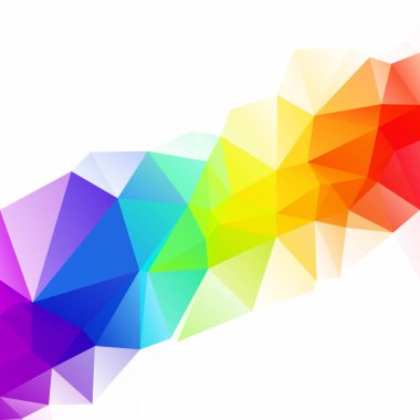 Renkli poligonal mozaik arka plan yaratıcı tasarım şablonları