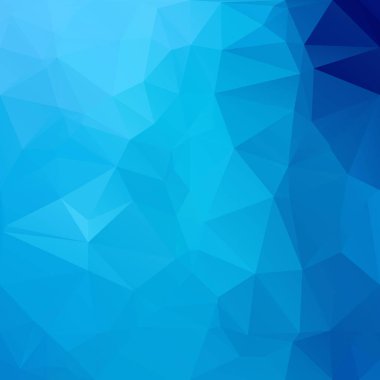 Blue Polygonal Mosaic Background, Creative Design Templates clipart