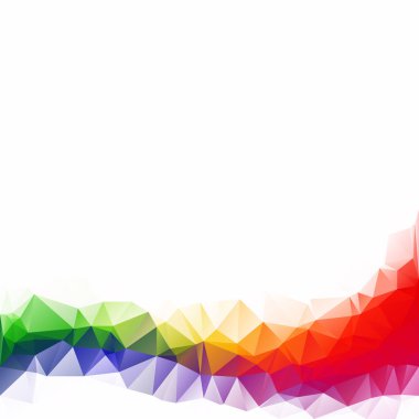 Renkli poligonal mozaik arka plan yaratıcı tasarım şablonları