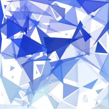 Mavi mola mozaik arka plan, yaratıcı tasarım şablonları