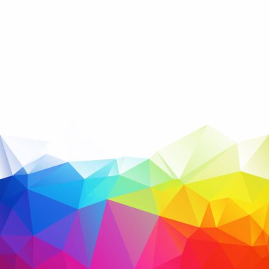 Renkli poligonal mozaik arka plan yaratıcı tasarım şablonları