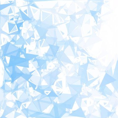 Mavi mola mozaik arka plan, yaratıcı tasarım şablonları