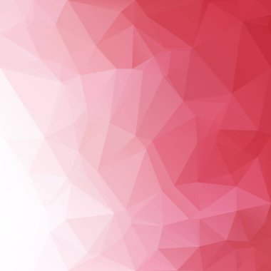 Kırmızı Çokgen Mozaik Arkaplan, Yaratıcı Tasarım Şablonları