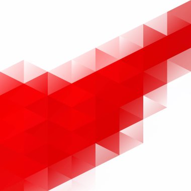 Kırmızı kılavuz Mozaik arka plan, yaratıcı tasarım şablonları