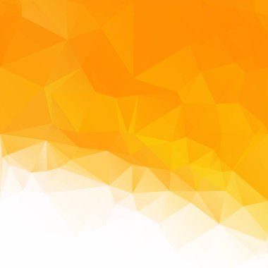Turuncu poligonal mozaik arka plan yaratıcı tasarım şablonları
