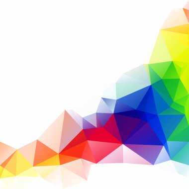 Renkli poligonal mozaik arka plan yaratıcı tasarım şablonları