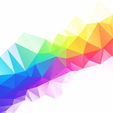 Renkli poligonal mozaik arka plan yaratıcı tasarım şablonları