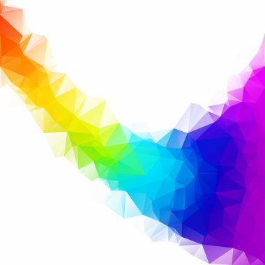 Renkli poligonal mozaik arka plan yaratıcı tasarım şablonları