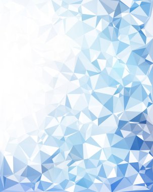 mavi çokgen mozaik arkaplan, yaratıcı tasarım şablonları