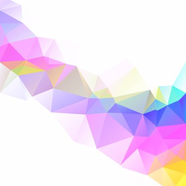 Renkli poligonal mozaik arka plan yaratıcı tasarım şablonları