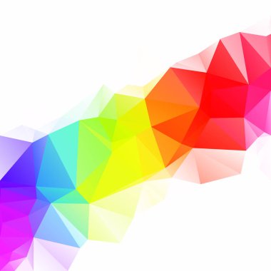 Renkli poligonal mozaik arka plan yaratıcı tasarım şablonları